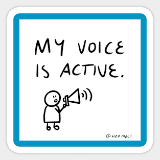 Active Voice Sticker